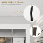 Scarpiera stretta da 71 pollici, mobile scarpiera per ingresso con cubi aperti per 36 paia, bianco