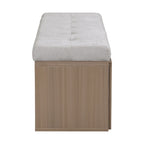 49 Scarpiera Panca da Ingresso Mobiletto Porta Scarpe Contenitore Pouf con Sedile Imbottito e Doppie Ante per Ingresso, Camera da Letto