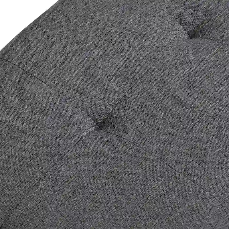 49 Scarpiera Panca da Ingresso Mobiletto Porta Scarpe Contenitore Pouf con Sedile Imbottito e Doppie Ante per Ingresso, Camera da Letto