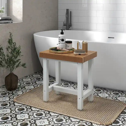 18 x 12 Heavy Duty HDPE Waterproof Shower Bench Spa Bath - See Details