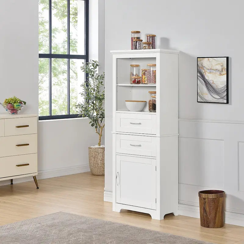 Mobili da bagno, mobili contenitori, armadi, armadietti con ante, vetrine con ripiani aperti, mobili a pavimento