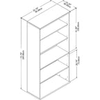 Libreria Easy Office a 5 Ripiani