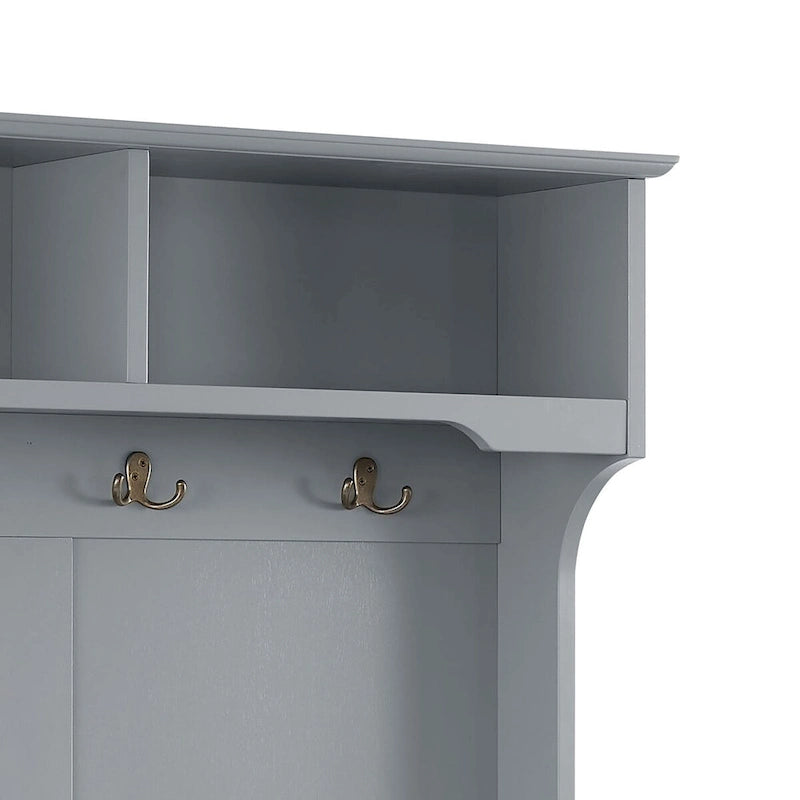 Appendiabiti Moderno Minimalista a Colonna in Legno con Gambe in Legno Massello