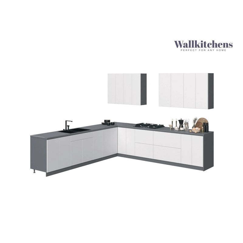 Base di colore bianco lucido, misura 11Ft di larghezza - 130x130