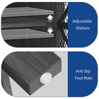 55" Farmhouse Sideboard Buffet Cabinet With Storage, Coffee Bar Cabinet