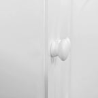 4-Door Intaglio Storage Cabinet with Pine Legs