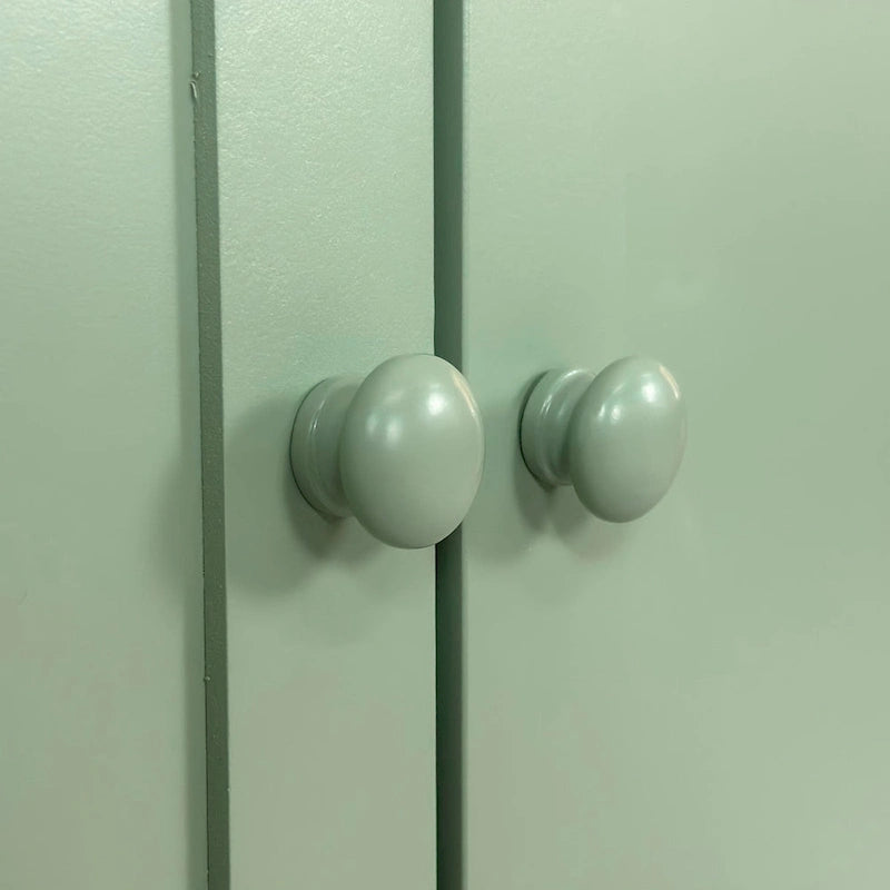 4-Door Intaglio Storage Cabinet with Pine Legs