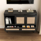 Mobile Contenitore con Anta Scorrevole Stile Barn - N/A