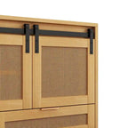 Mobile Contenitore con Anta Scorrevole Stile Barn - N/A