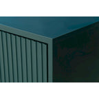 Wood TV Stand with Storage Cabinet and Adjustable Shelves