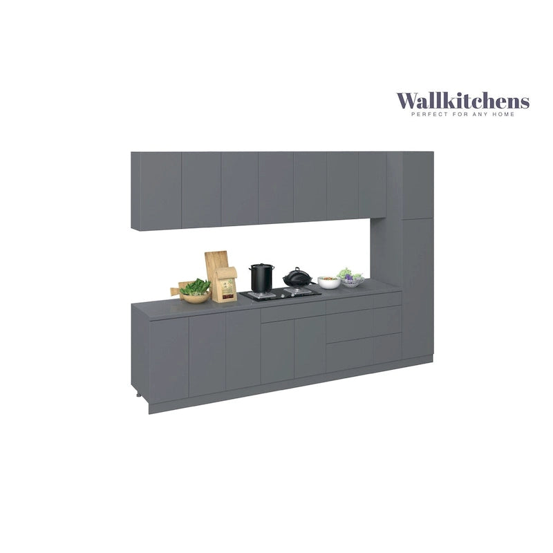 Cucina Collezione Metropolitan Colore Grigio Base Misura 3,35 m Larghezza - 335x60