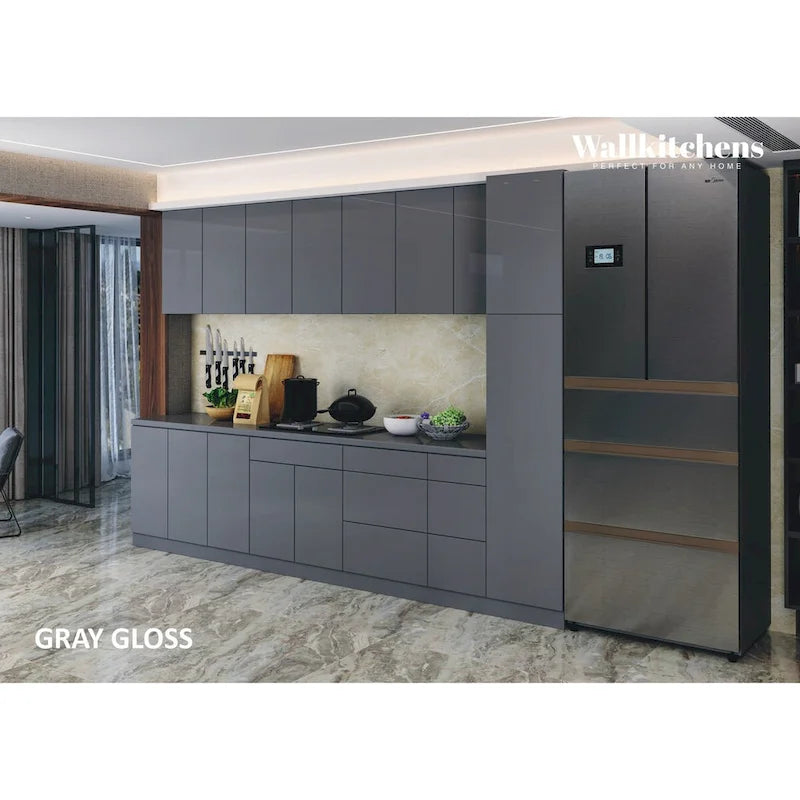 Cucina Collezione Metropolitan Colore Grigio Base Misura 3,35 m Larghezza - 335x60