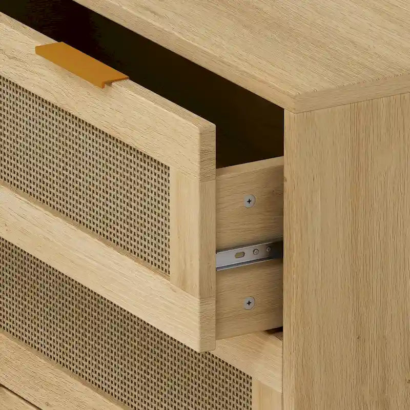 31.503-Cassettiera in rattan per camera da letto e soggiorno
