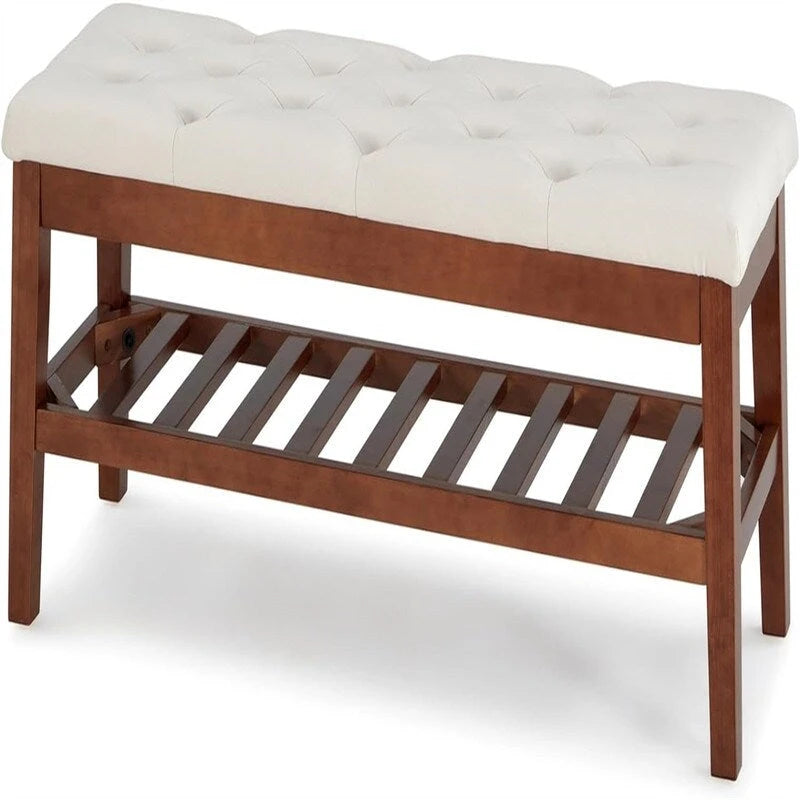 Panca scarpiera da ingresso - 43,3P x 14L x 18H