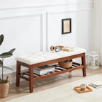 Panca scarpiera da ingresso - 43,3P x 14L x 18H