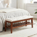 Panca scarpiera da ingresso - 43,3P x 14L x 18H
