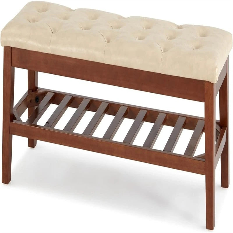 Panca scarpiera da ingresso - 43,3P x 14L x 18H