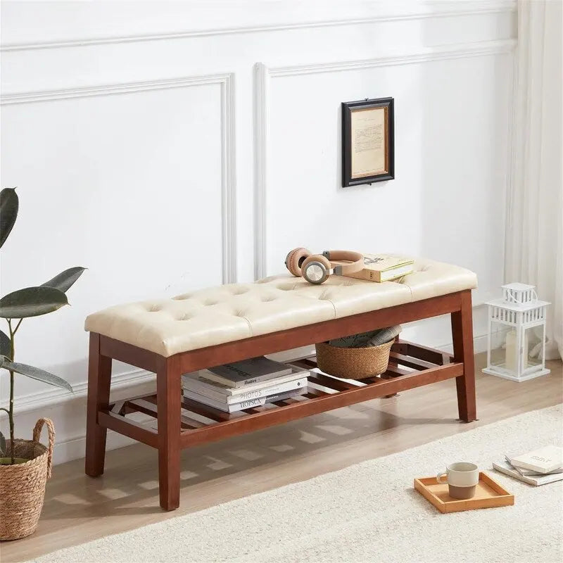 Panca scarpiera da ingresso - 43,3P x 14L x 18H