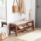 Panca scarpiera da ingresso - 43,3P x 14L x 18H