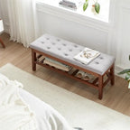 Panca scarpiera da ingresso - 43,3P x 14L x 18H