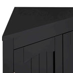 Madia credenza, mobile angolare da bagno con ante e ripiani, cucina, soggiorno, armadietto contenitore autoportante