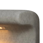 Panca da ingresso, pouf in pelle con luci LED e sensore per soggiorno, camera da letto, fondo letto