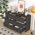 Cassettiera, mobile bar, credenza, mobile contenitore, angoli dei cassetti piatti, sei cassetti