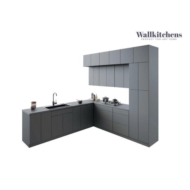 Kitchen Culinary Haven Collection Base Grigia Larghezza 9Ft - 108x24