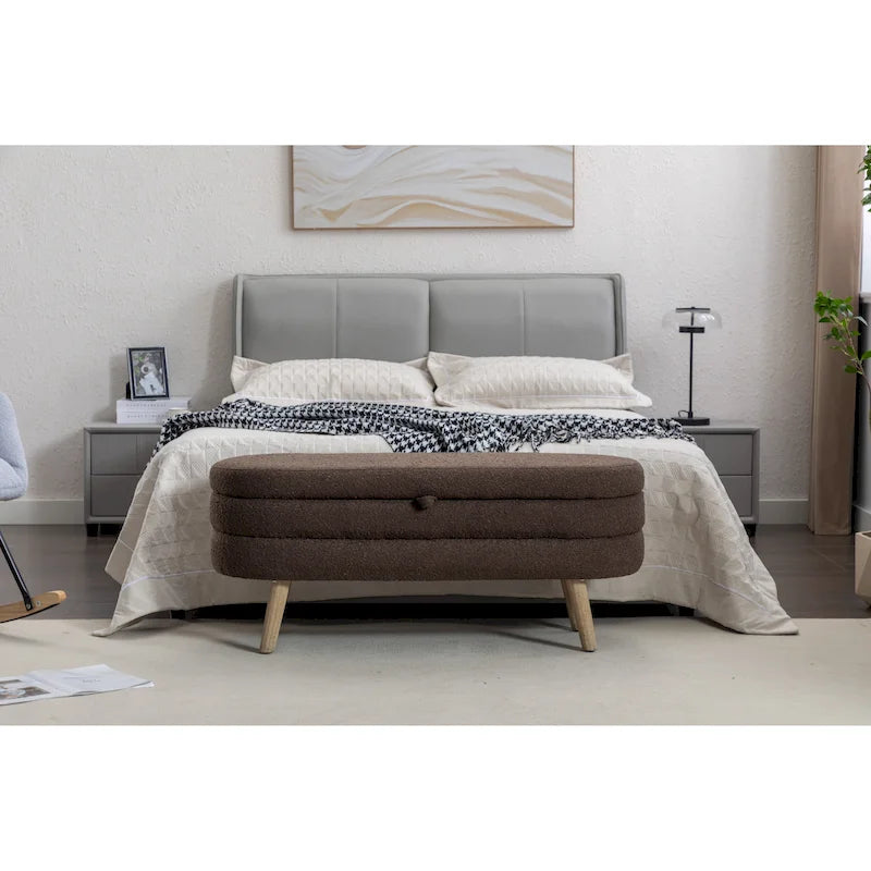 Storage Bench Bedroom Bench With Wood Legs