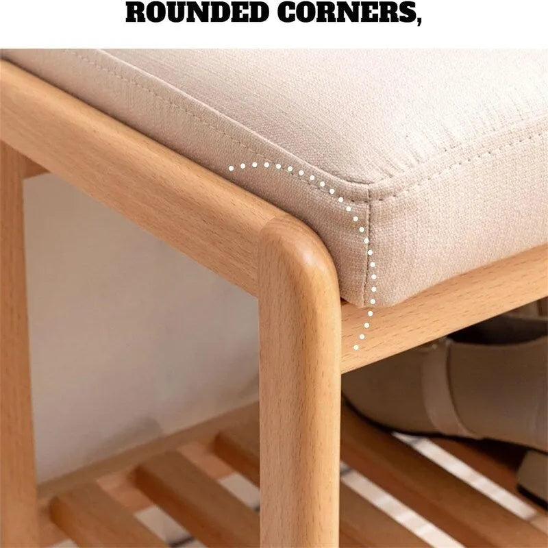 Storage Bench for Entryway - 11.8D x 23.62W x 16.5H