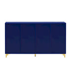 Mobile contenitore di lusso leggero con finitura lucida, regolabile, adatto per soggiorno, studio, corridoio.