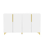 Mobile contenitore di lusso leggero con finitura lucida, regolabile, adatto per soggiorno, studio, corridoio.