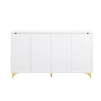 Mobile contenitore di lusso leggero con finitura lucida, regolabile, adatto per soggiorno, studio, corridoio.