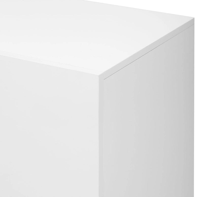 Mobile contenitore di lusso leggero con finitura lucida, regolabile, adatto per soggiorno, studio, corridoio.