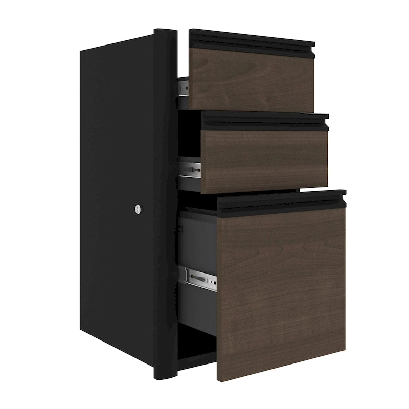 16W Add-On 3 Drawer Pedestal