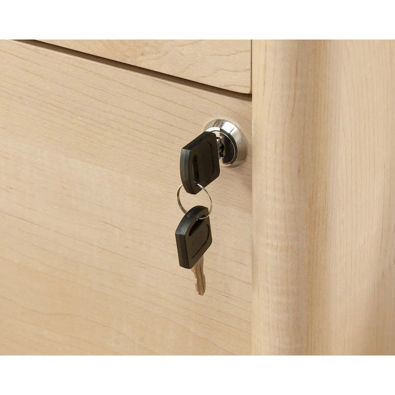 2-Drawer Lateral File Cabinet - Natural Maple