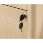 2-Drawer Lateral File Cabinet - Natural Maple