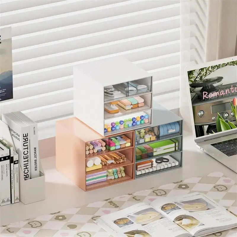 Organizzatore da scrivania con 4 cassetti - 9,05P x 6,69L x 2,09A