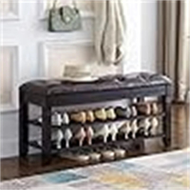 Panca scarpiera con cuscino – 39,4P x 13,8L x 18,9H