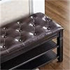 Panca scarpiera con cuscino – 39,4P x 13,8L x 18,9H