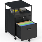 Rolling File Cabinet w/ 2 Drawers