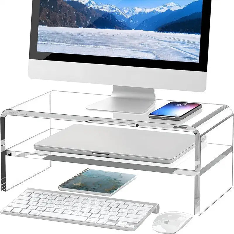Supporto Rialzo Monitor a 2 Livelli