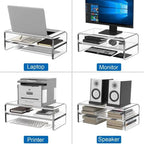 Supporto Rialzo Monitor a 2 Livelli