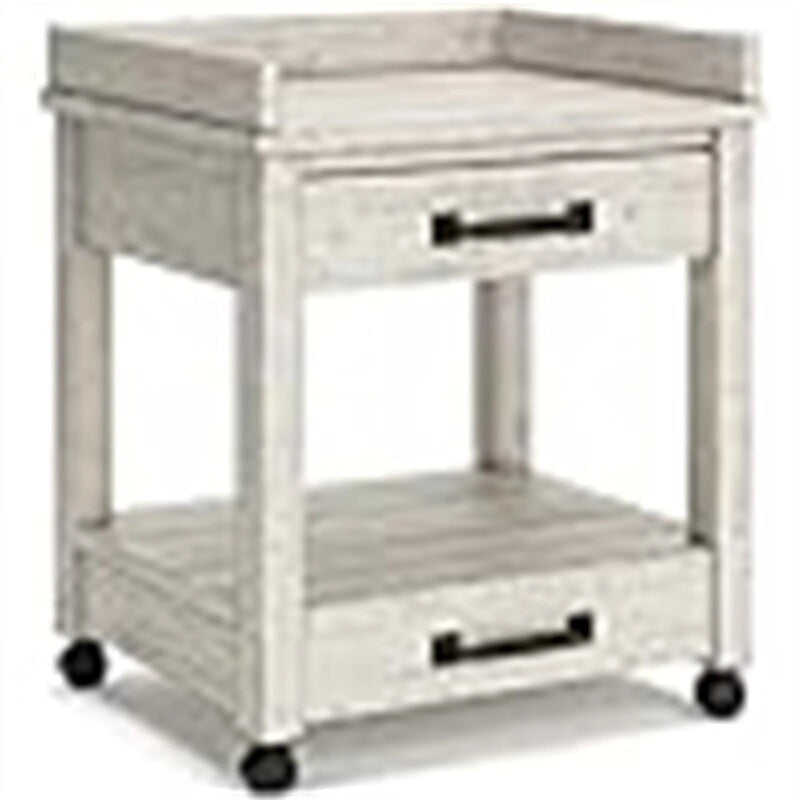 Mobile per Stampante Industriale da Ufficio con Contenitore - 24P x 22L x 23A