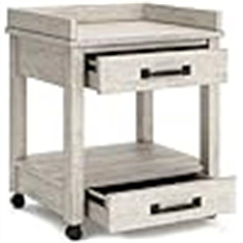 Mobile per Stampante Industriale da Ufficio con Contenitore - 24P x 22L x 23A