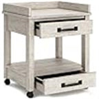 Mobile per Stampante Industriale da Ufficio con Contenitore - 24P x 22L x 23A