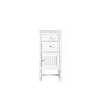 James Martin Vanities Athens 15 Cabinet w/ Drawers and Door, Glossy White