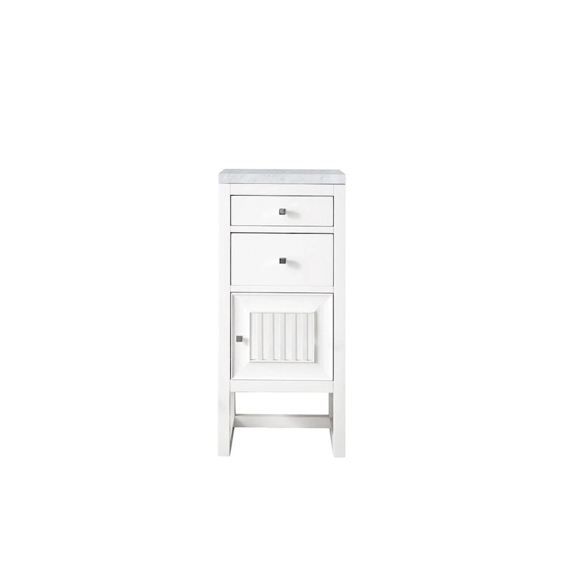 James Martin Vanities Athens 15 Cabinet w/ Drawers and Door, Glossy White