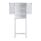 Salvaspazio da bagno sopra il WC, bianco - 8L x 25W x 68H