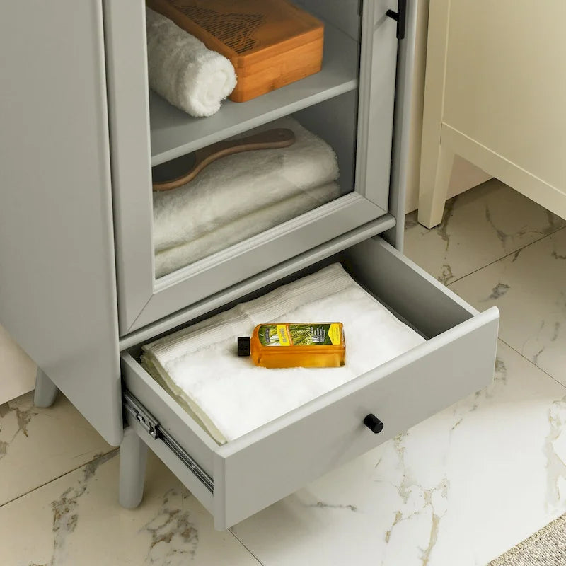 Mobile bagno moderno e mobiletto a pavimento